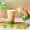210 Count 16 oz Paper Cups, 100% Compostable Paper Coffee Cups with PLA Lined, Disposable Biodegradable Hot Paper Cups for Party, Picnic, Travel, and Events